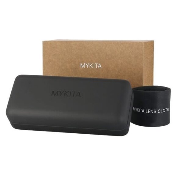 New MYKITA Lite Black Round Alya A16 946 Sunglasses Women - Picture 4 of 4